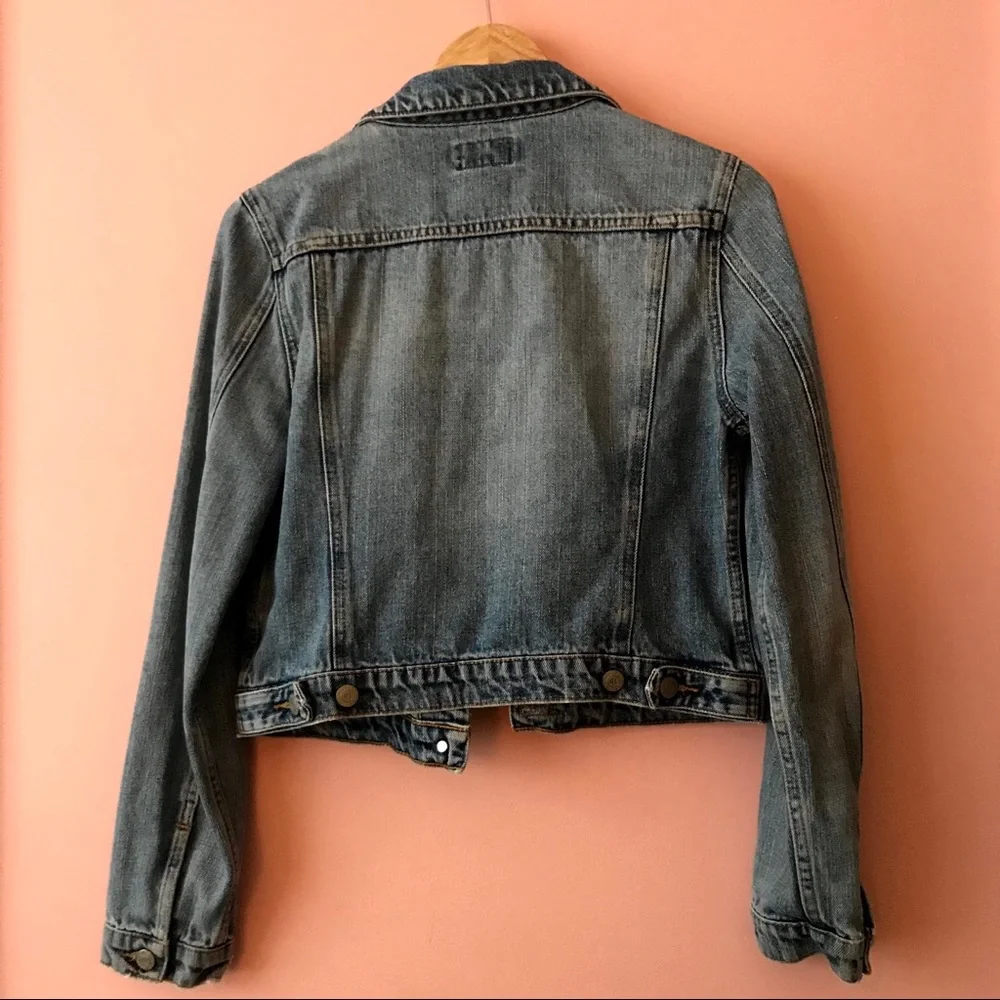 Petite Ralph Lauren cropped jean jacket - Picture 3 of 10